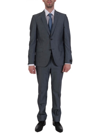 tom frank κοστουμι γυαλιστερο μπλε γκρι σε προσφορά