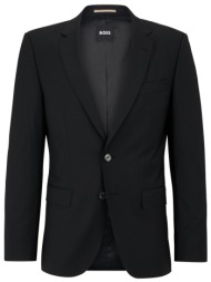 boss σακακι κοστουμιου slim fit h-huge-mm-224 μαυρο