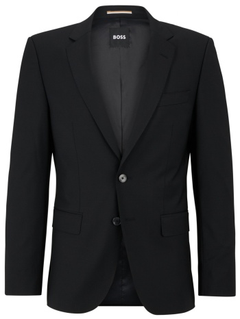 boss σακακι κοστουμιου slim fit h-huge-mm-224 μαυρο
