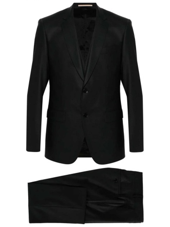 boss κοστουμι με γιλεκο h-huge-3pcs-232 slim fit μαυρο