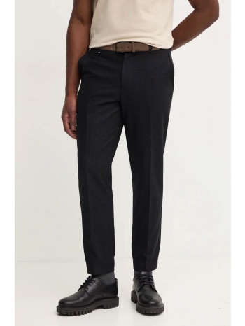 boss παντελονι chino relaxed fit c-perin-242 μαυρο σε προσφορά