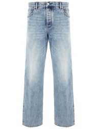 emporio armani παντελονι jeans j74 loose fit γαλαζιο