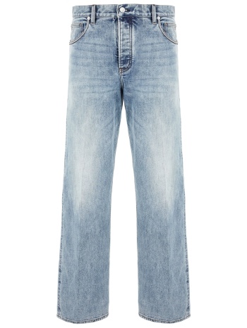 emporio armani παντελονι jeans j74 loose fit γαλαζιο σε προσφορά