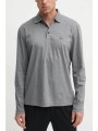 boss polo c-paley 01 γκρι
