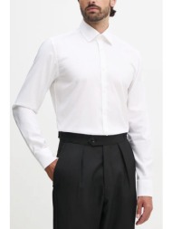 boss πουκαμισο μικροσχεδιο slim fit easy iron διαμαντε h-hank-kent-c1-214 λευκο