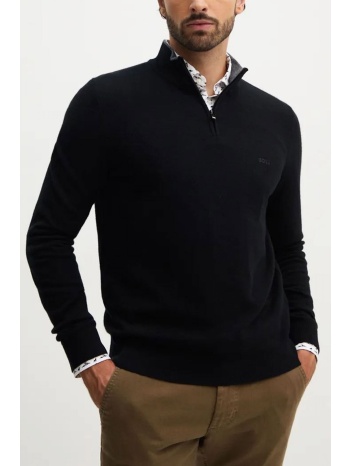 boss πλεκτο halfzip emario μαυρο σε προσφορά