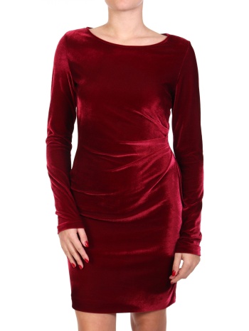 marella emme φορεμα ciuffo βελουδο ντραπε μπορντω σε προσφορά