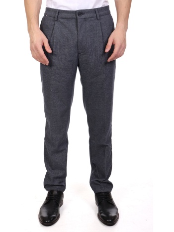 boss παντελονι chino regular tapered h-kane-pl μπλε