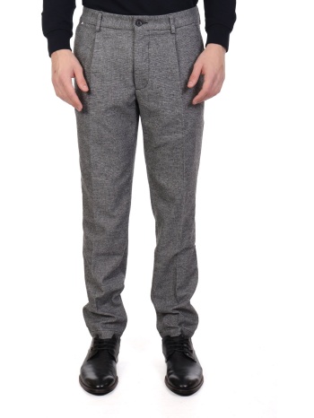 boss παντελονι chino regular tapered h-kane-pl γκρι