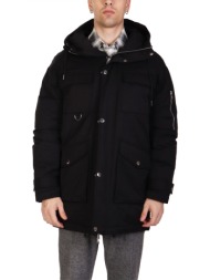 karl lagerfeld μπουφαν hooded parka μαυρο