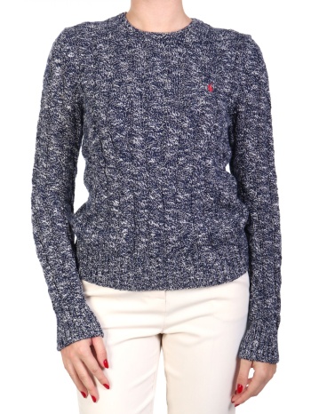 ralph lauren πλεκτο crew neck cable μελανζε μπλε σε προσφορά