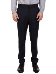 boss παντελονι chino μικροσχεδιο slim fit h-genius-mm-214 μπλε