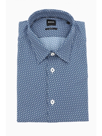 boss πουκαμσο slim fit all over logo p-roan-kent-c1-233 σε προσφορά
