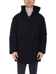 emporio armani μπουφαν κουκουλα jacket μπλε