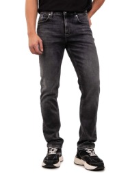 karl lagerfeld jeans παντελονι jeans klj slim logo denim γκρι