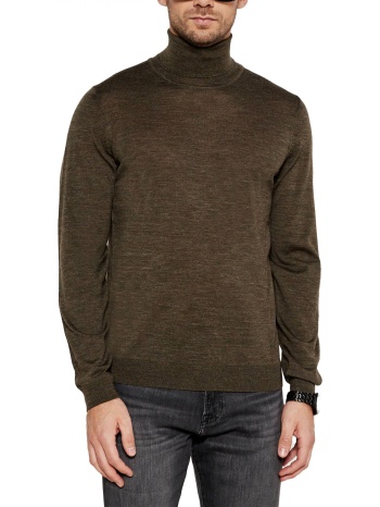 boss πλεκτο turtleneck musso-p χακι σε προσφορά