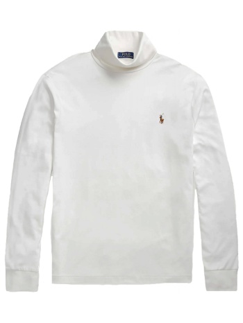 ralph lauren t-shirt rollneck logo υπολευκο σε προσφορά