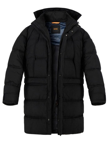 boss casual μπουφαν puffer hoodie olomis1 μαυρο σε προσφορά