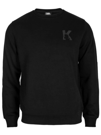 karl lagerfeld φουτερ crewneck logo μαυρο σε προσφορά