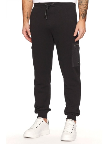 karl lagerfeld παντελονι φορμα metallic logo μαυρο σε προσφορά