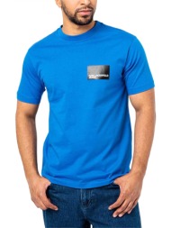 karl lagerfeld jeans t-shirt klj regular ss βοχ logo tee ρουα μπλε