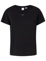 pinko γυναικειο μπλουζακι basico t-shirt μαυρο