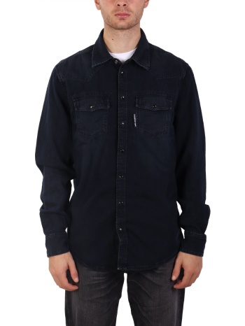 karl lagerfeld πουκαμισο jeans pockets μπλε σε προσφορά