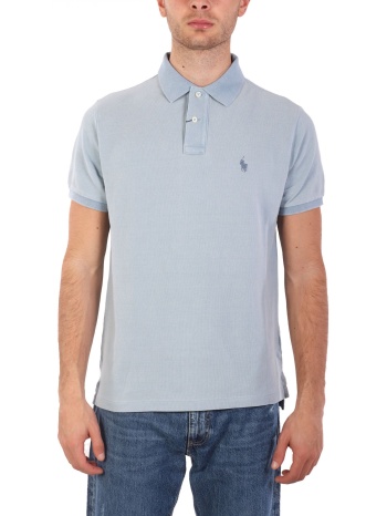 ralph lauren polo custom slim fit washed logo σιελ σε προσφορά