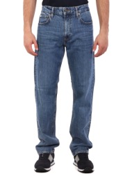 guess jeans παντελονι jeans g16 straight fit μπλε