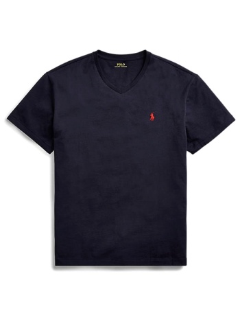 ralph lauren t-shirt v neck classic fit logo μπλε σε προσφορά