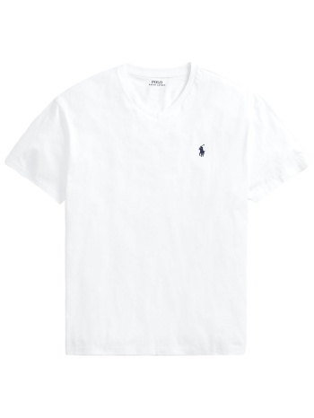 ralph lauren t-shirt v neck classic fit logo λευκο σε προσφορά