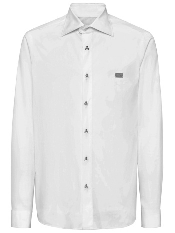 philipp plein πουκαμισο sugar daddy cut ls regular fit logo σε προσφορά