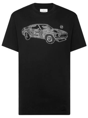 philipp plein t-shirt round neck ss strass cars racing logo σε προσφορά
