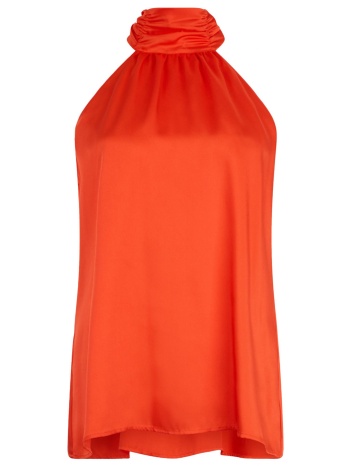 liu-jo μπλουζα top nav σατεν δεσιμο πισω κοραλι σε προσφορά