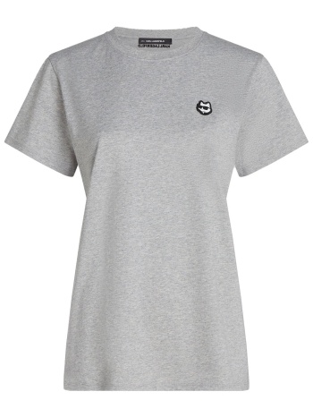 karl lagerfeld t-shirt ikon patch logo γκρι σε προσφορά