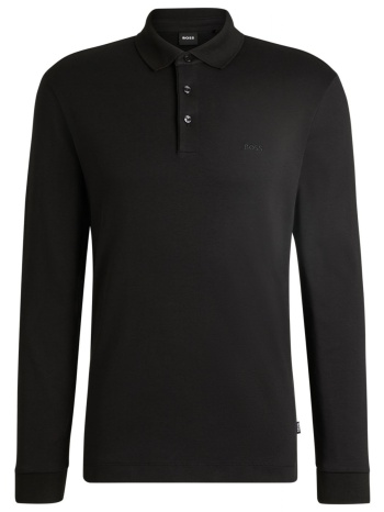 boss polo pado 30 μαυρο