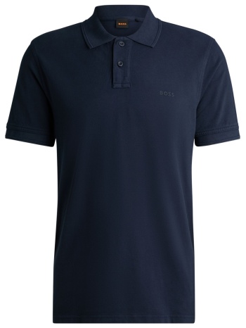 boss casual polo regular fit prime σκουρο μπλε
