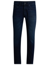 boss casual παντελονι jeans slim fit delaware bo σκουρο μπλε