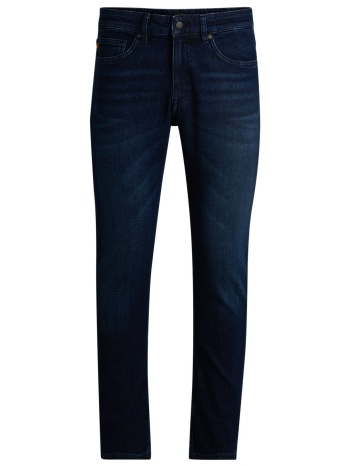 boss casual παντελονι jeans slim fit delaware bo σκουρο μπλε