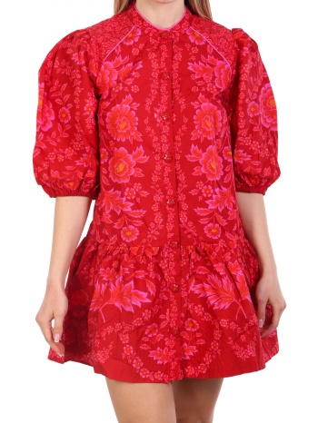farm rio φορεμα mini olivia floral κοκκινο σε προσφορά