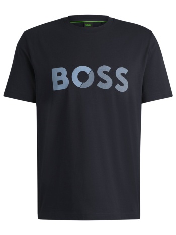 boss athleisure t-shirt regular fit tee tape logo σκουρο σε προσφορά