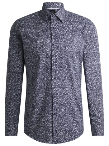 boss πουκαμισο μικροσχεδιο slim fit h-hank-kent-c1-214 μπλε σε προσφορά