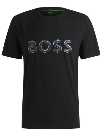 boss athleisure t-shirt regular fit tee logo μαυρο σε προσφορά