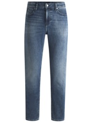 boss παντελονι jeans regular fit c-re.maine μπλε