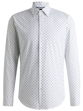 boss πουκαμισο μικροσχεδιο regular fit stretch σε προσφορά