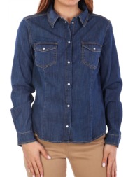marella emme πουκαμισο jeans sem σκουρο μπλε