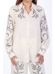 marella 365 πουκαμισο yacht αποσπωμενη ζωνη εμπριμε εκρου-μαυρο