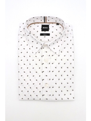 boss πουκαμισο slim fit c-roan-kent-c1-243 μπεζ σε προσφορά