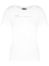 armani 7 t-shirt logo λευκο