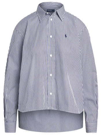 ralph lauren πουκαμισο ριγε λευκο-μπλε σε προσφορά